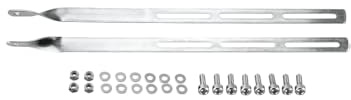 Topeak Soportes de Montaje tubulares extralargos para Bicicleta, Color Plateado, 34,5 cm