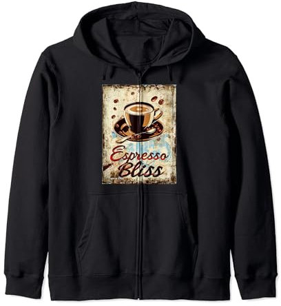 Espresso Bliss Tasse rétro Barista pour amateur de café Sweat à Capuche