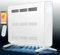 KESSER® - Convettore Premium 1200 W ECO 2400 W Power Mode Livelli di Riscaldamento, Termostato Riscaldamento Elettrico WiFi App & Telecomando Touch Screen Timer Riscaldamento Mobile (bianco)