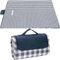 HNNFMY Picnic Blanket Waterproof, Foldable Outdoor Beach Blanket Sandproof Picnic Mat Machine Washable Camping Blanket with Carrying Handle for Family Picnics, Beach, Hiking, Camping, Travel 200x150cm