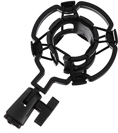 BIUDECO Soporte De Micrófono Suspensión Anti-vibración Montaje Para Micrófonos De Condensador Para Músicos y Creadores De Contenido