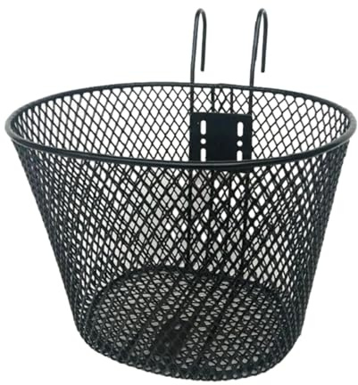 Homyl Panier de Vélo, Porte-Chien Robuste, Panier Avant de Vélo Amovible, Noir