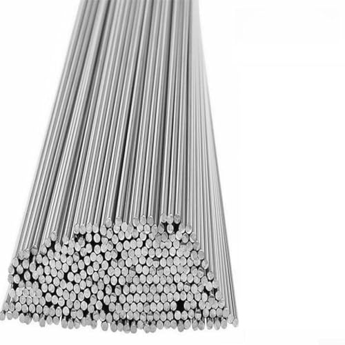 Varilla de soldadura de aluminio con núcleo de fundente de alambre 100 unids 1 6MM X 50CM para soldar aleaciones de aluminio con recubrimiento interno en polvo para soldadura suave