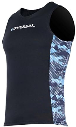 Luwecf Wetsuit Vest Chaqueta Deportiva para Hombre Mujer Neopreno Ergonómico Transpirable Diseño Elegante Adecuado para Natación Pesca Y Actividades Acuática, XXL
