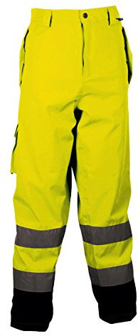 Cofra V076-0-03.Z52 - Pantaloni da tuta Reflex taglia 132 cm, colore: Giallo/Blu navy