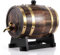 3L Weinfass Faß Wein Eichenfass 30 x 19 x 25 cm Retro Style Eiche Wein Holzfass mit Bock Stopfen Zapfhahn für Rotwein Brandy Whisky Lagerung