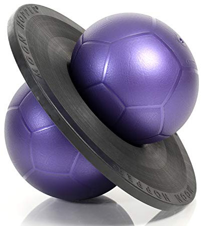 Moonhopper Sport Hüpfball lila/schwarz, bis 110kg belastbar