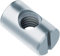 Tuercas Pernos de Barril (Paquete de 25) Hex Cilíndricas Chapado en Zinc por Mobiliario/Camas/Cuna/Sillas/Cuna Simétrica Sujetadores (10mm x 13mm)