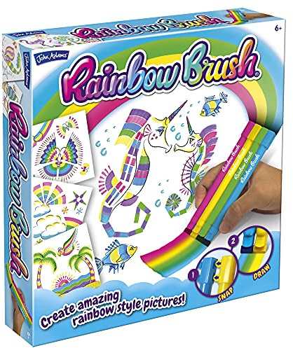 John Adams Rainbow Brush Drawing Set, Multicolor, 10831