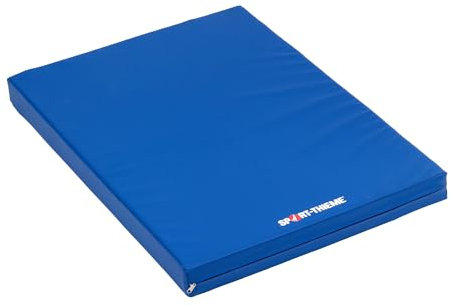 Sport-Thieme Turn- und Spielmatte Soft | Vielseitige Matte für Kinderturnen und Spielgruppen | Hautfreundlich, abwaschbar | Strapazierfähig | Blau | 8 cm Stärke