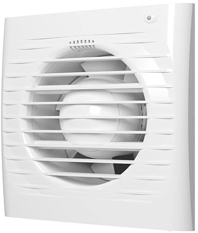 Przybysz Temporizador Retardo 150mm Tamaño Conducto Blanco Ventilador Baño Flujo Aire Extractor Cocina
