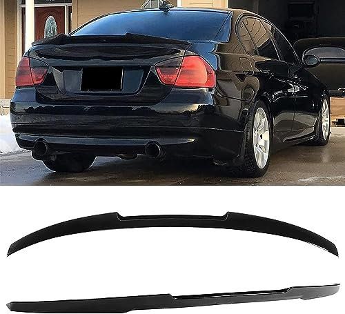 Coche Alerón Trasero para BMW 3/M3 Series Sedan E90 2006 2007 2008 2009 2010 2011, ABS Trasero del Maletero Spoiler Labio del ala del Techo Kit Carrocería, Coche Accesorios
