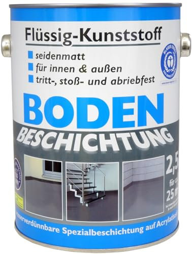 Wilckens Flüssig-Kunststoff Bodenbeschichtung LF, 2,5 l, RAL 5011 Stahlblau