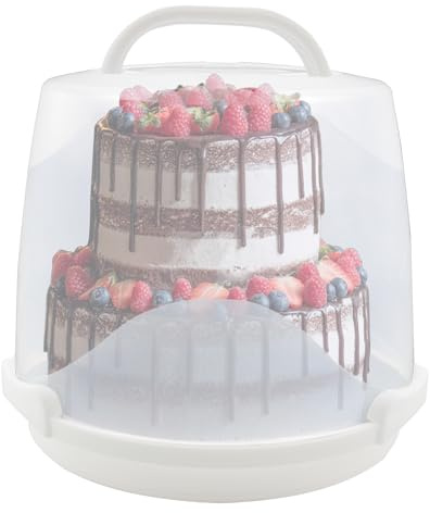 FEOOWV 3-Tier Cupcake Carrier,Cupcake Holder with Lid and Handle for 24 Cupcakes,Portable Cupcake Holder Cookie Carrier，Cupcake Transport&Storage Container (White)