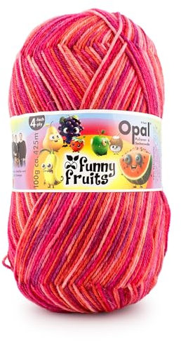 Opal - Opal Funny Fruits 11410 (425m) 4-Lagig Langlebig Socke Garn - 1x100g