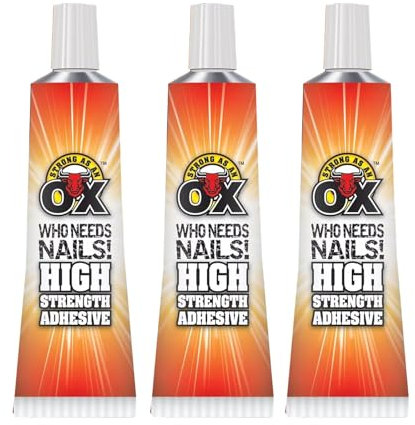 PNJB High Strength Nails Glue, Nails Fast Grab Adhesive, Strong Glue, Good Strength, Multipurpose Interior & Exterior, Suitable For All Types, Performance and Reliability, (3PCS)