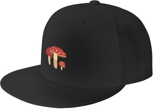 Unisex Schirmmütze Rote Pilze Snapback Kappe Style Army Cap Retro Trucker Kappe Für Unisexfrühjahr/Somme Wandern Ausflug