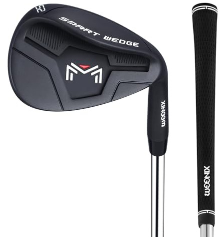 XINGGM Smart Wedge – Full Face CNC Groove 52/56/60 Degree Golf Wedges for Men,Solid Shots, No Chunking for All Lies,Low CG Design for Bunker Shots