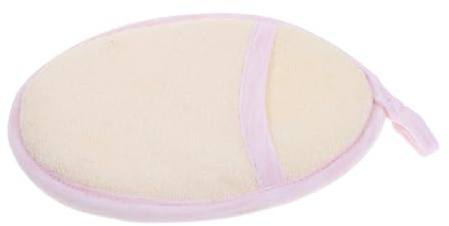 Toddmomy Antibakterieller Babywaschlappen aus Weicher Bambusfaser mit Schwamm Sanfter Waschhandschuh für Gesicht und Hände zum Waschen Zarter Babyhaut in Rosa