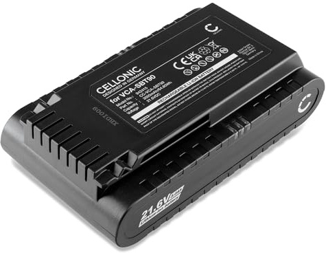 CELLONIC 1x Batteria Compatibile con Samsung VCA-SBT90, Jet75, Jet 90 | 1x, (3000mAh-21.6V-Ioni di Litio), Aspirapolvere Batteria per Samsung VCA-SBT90, Jet 75 premium, Jet75, Jet 90, VCA-SBT90E