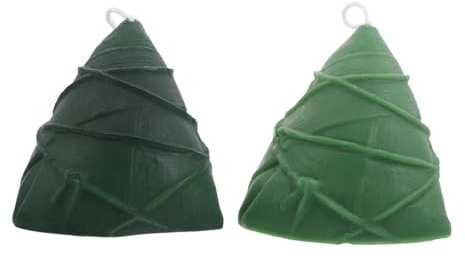 Healvian 2pezzi Candela Forma Zongzi Candele Decorative Per Arredamento Casa Aroma Rilassante Per Camera e Soggiorno Decorazioni Per Feste Cinesi