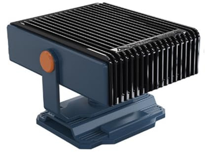 YIZITU Calentador de coche compacto de 12 V de 150 W con dirección de flujo de aire ajustable, versátil para una rápida descongelación y eliminación de niebla