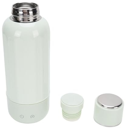 VELATEMOR Bollitore Elettrico da Viaggio Mini Bollitore Portatile, Acciaio Inossidabile 316 500 Ml, Piccola Caldaia per Acqua Calda con 5 Temperature, Acqua Bollente Veloce con Controllo (GREEN)