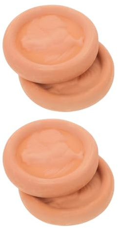 Zerodeko Lot de 4 Chauffe-Pains en Terre Cuite Rustique Inserts Isothermes pour Boîte Maintien Chaleur et Fraîcheur Levain Accessoires pour Corbeille Usage Intérieur et Réception