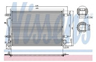 Nissens 94665 Klimakondensator