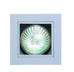 CLE LED/Halogen WAND Deckeneinbauleuchte YK Quattro Square max. 1x 50W alu grau