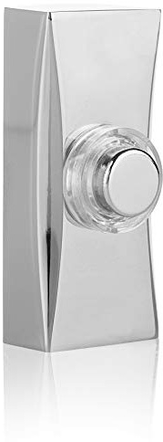 Byron Wired Bell Push Surface Mounted - Chrome