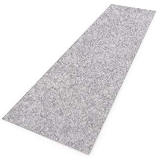 Luxflair XXL Tischläufer Tischband aus edlem Filz, modern, Graumeliert (+ weitere Farben), ca. 40x150cm, abwaschbar. Schlichtes Tisch-Accessoire
