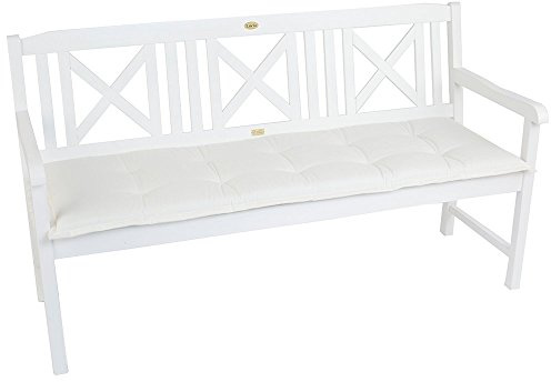 Sun Garden 50104-53 Auflage Gartenbank Naxos 150x49x6 cm Sitzpolster (ohne Bank)