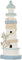 Out of the Blue 830352 Articolo Decorativo, Legno, Bianco, 10.5 x 29.5 cm