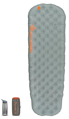 SEA TO SUMMIT - Ether Light XT Extreme Insulated Air Isomatte - Schlafmatte Für Frauen - Thermolite - 4 Jahreszeiten - Pillow Lock-System - Wandern bei kaltem Wetter - Grey