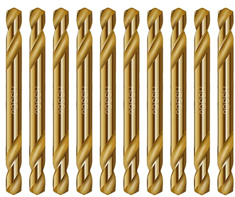 Kobalt-Bohrer-Set Double End HSS Co M35 Stubby Body Drill Stahl Metall Eisen-10Pcs (3.0mm (10Pcs))