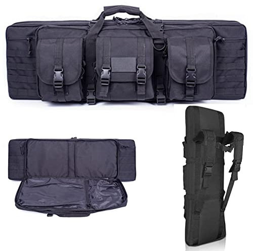 Futteral Langwaffen Waffentasche, Waffenkoffer für Langwaffen, Pistolen und Magazin-Aufbewahrungsrucksack, Waffentragetasche, Schießtaschen für Gewehre, Jagdgewehrkoffer A,140CM