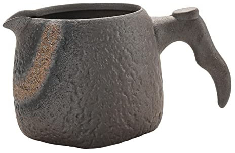 Housoutil Retro Cup Tea Divider Pottery Tea Cup for Household Use Vintage Japanese Handheld Design