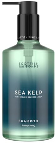 Scottish Fine Soaps Sea Kelp Shampoo 300ml – Nourishing Hair & Scalp Shampoo with Sea Kelp, Magnesium and Seaweed Extracts