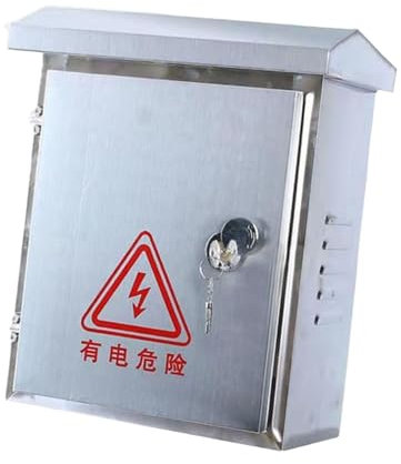 perfk Wasserdichter Anschlusskasten, Leistungsschalter Schutzkasten, Einfach zu Installierender Verteilerkasten für Einkaufszentrum, Werkstatt, Hotel, Zuhau, Runde Schloss
