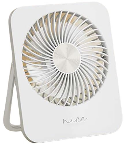 HUAANYA Ventilatore da tavolo USB da tavolo, 3 velocità, angolato, regolabile, per casa, auto, viaggi all'aperto