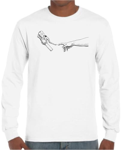 MyPato Camiseta de Adulto de Manga Larga de Hombre Deporte Moto Actitud sobre Ruedas,Alma Motera 006 XXL