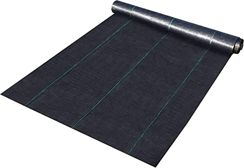 EYRMQWJPC Control de Malas Hierbas, Tela geotextil Resistente for paisajismo, Tejido de Alta Densidad for, fácil Instalar(4x300ft)