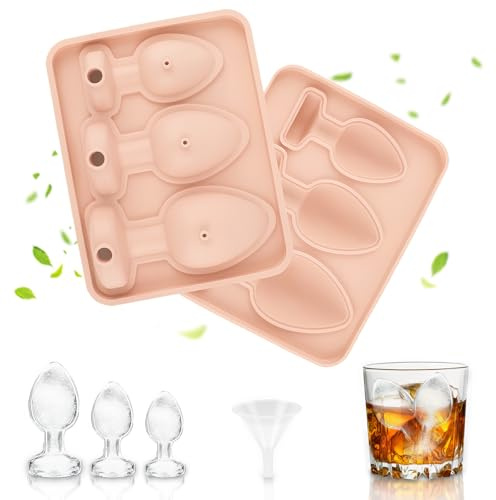 Shyllin isbitsform silikon med lock, isbitar silikon, isbitsbehållare med lock, frysform rolig whisky kaffe cocktail partypresenter för vuxna (P)