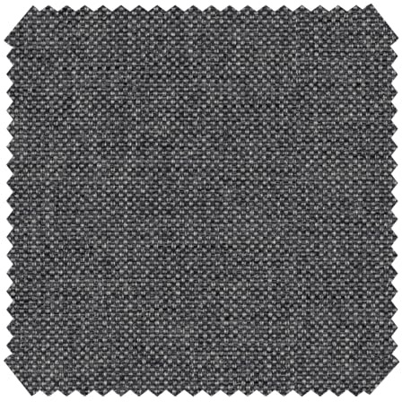 novely® OXFORD 330D - Outdoor-Stoff im Leinen-Look - Wasserabweisender Polyester-Möbelstoff - Mélange Polsterstoff - Pflegeleichte Meterware 1lfm | Farbe: 02 Graphit