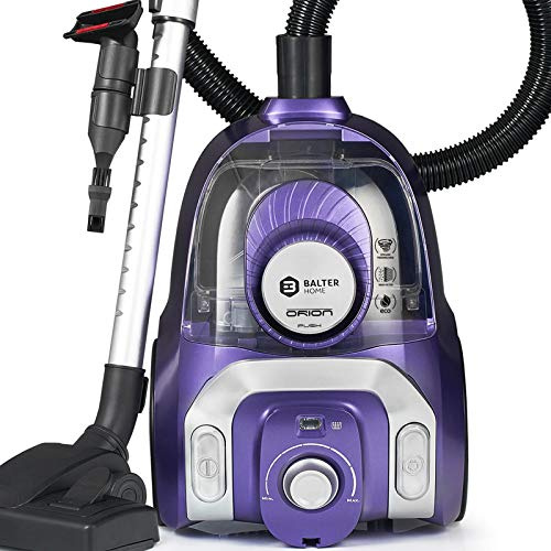 Balter Orion X3 Staubsauger beutellos – leistungsstarker Bodenstaubsauger ohne Beutel mit Kabel, Zyklon-Technologie, 800W, 3.5L Staubbehälter, ideal gegen Tierhaare – beutelloser Staubsauger