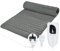 Letitwell Electric heat pad,Heating Pad with 6 Temperature Levels,4 Time Settings,Automatic Switch-Off,Heat Pads for Back,Machine Washable(Dark Grey,12 x 24)
