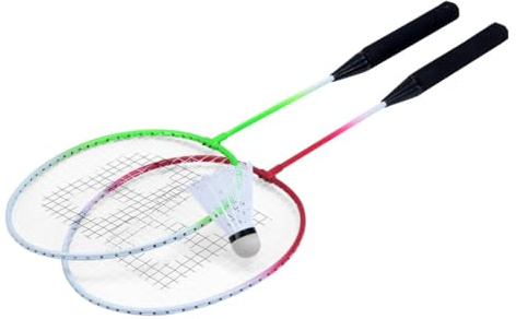 Baseline Badminton Racket Set, Racquets and Shuttlecocks, 2 Player with Net and Poles, Complete Set