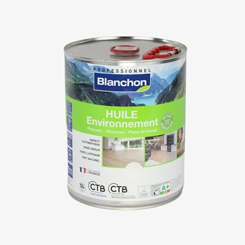 Blanchon - Huile pour parquet Environnement - Coloris.Bois Naturel - Cond. l.5 -