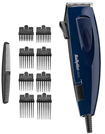 BaByliss For Men E695E TagliaCapelli Lame W-Tech, 8 Guide di taglio Precisione 3 mm, Ricaricabile, 3 Anni Garanzia